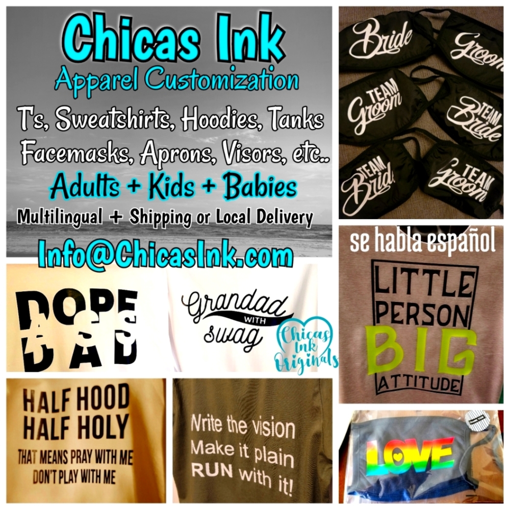 Custom T's+Sweatshirts+Facemasks etc